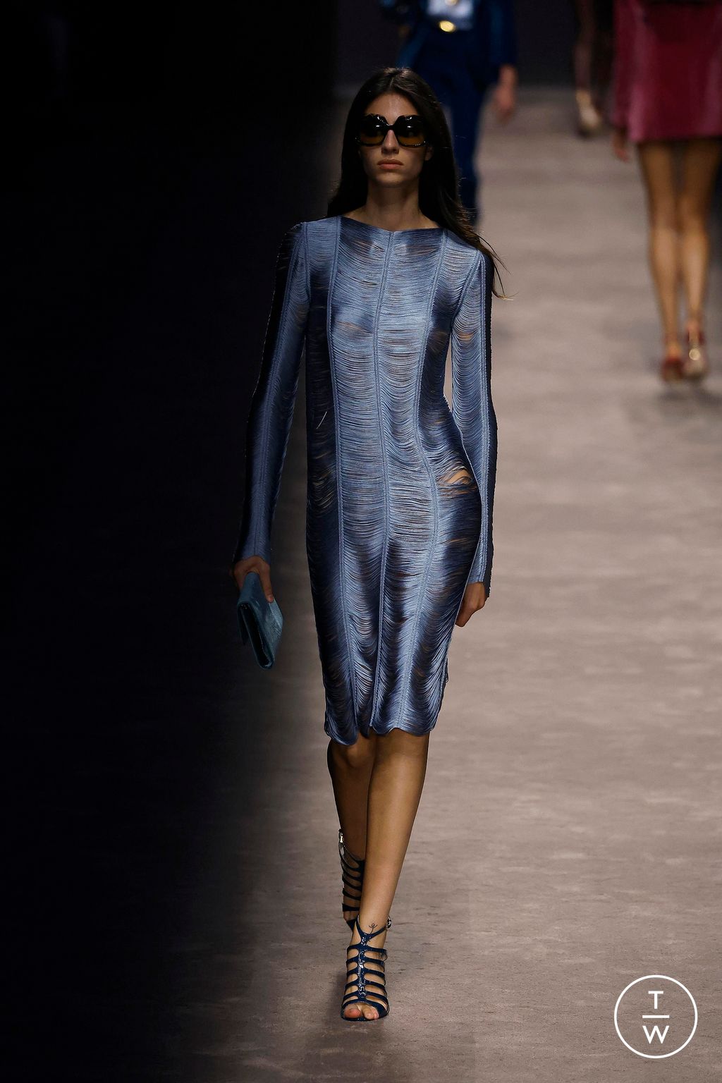 Fashion Week Milan Spring/Summer 2024 look 33 from the Tom Ford collection womenswear