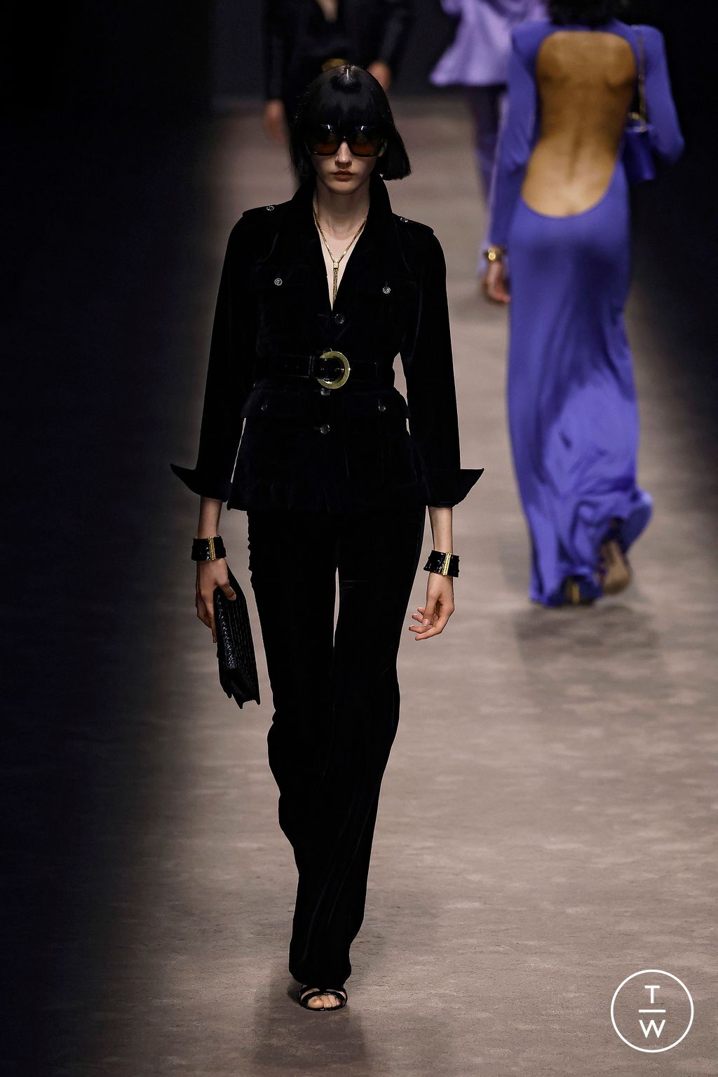 Fashion Week Milan Spring/Summer 2024 look 40 from the Tom Ford collection womenswear