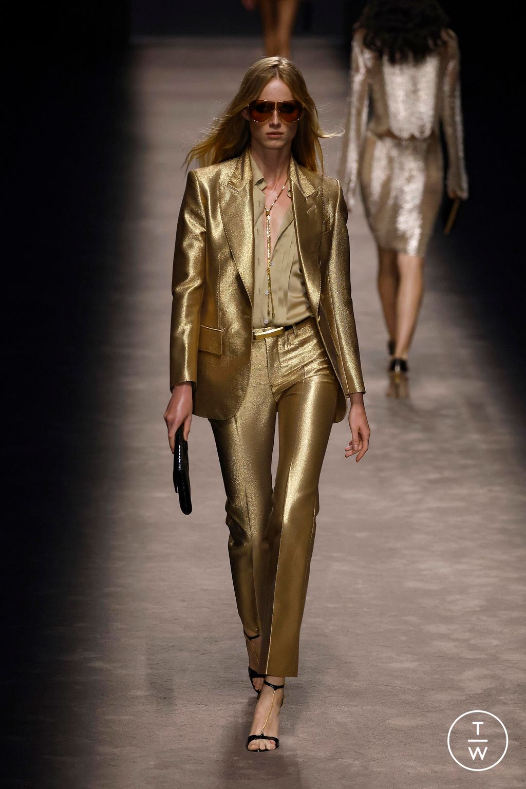 Fashion Week Milan Spring/Summer 2024 look 57 de la collection Tom Ford womenswear