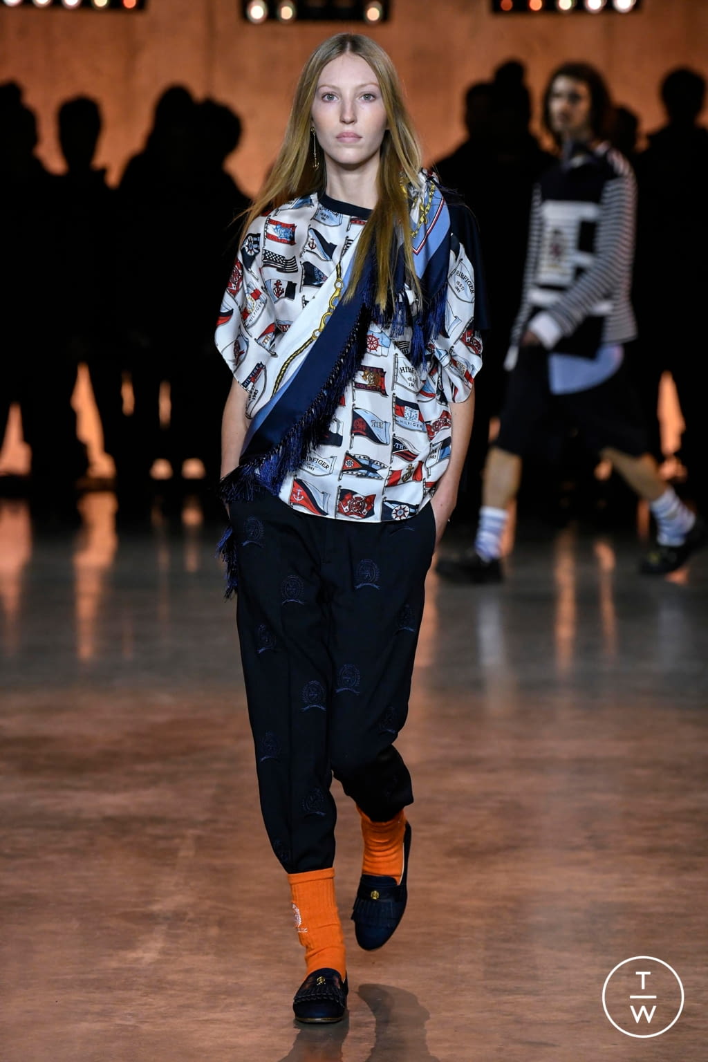 Fashion Week London Spring/Summer 2020 look 45 from the Tommy Hilfiger collection 女装