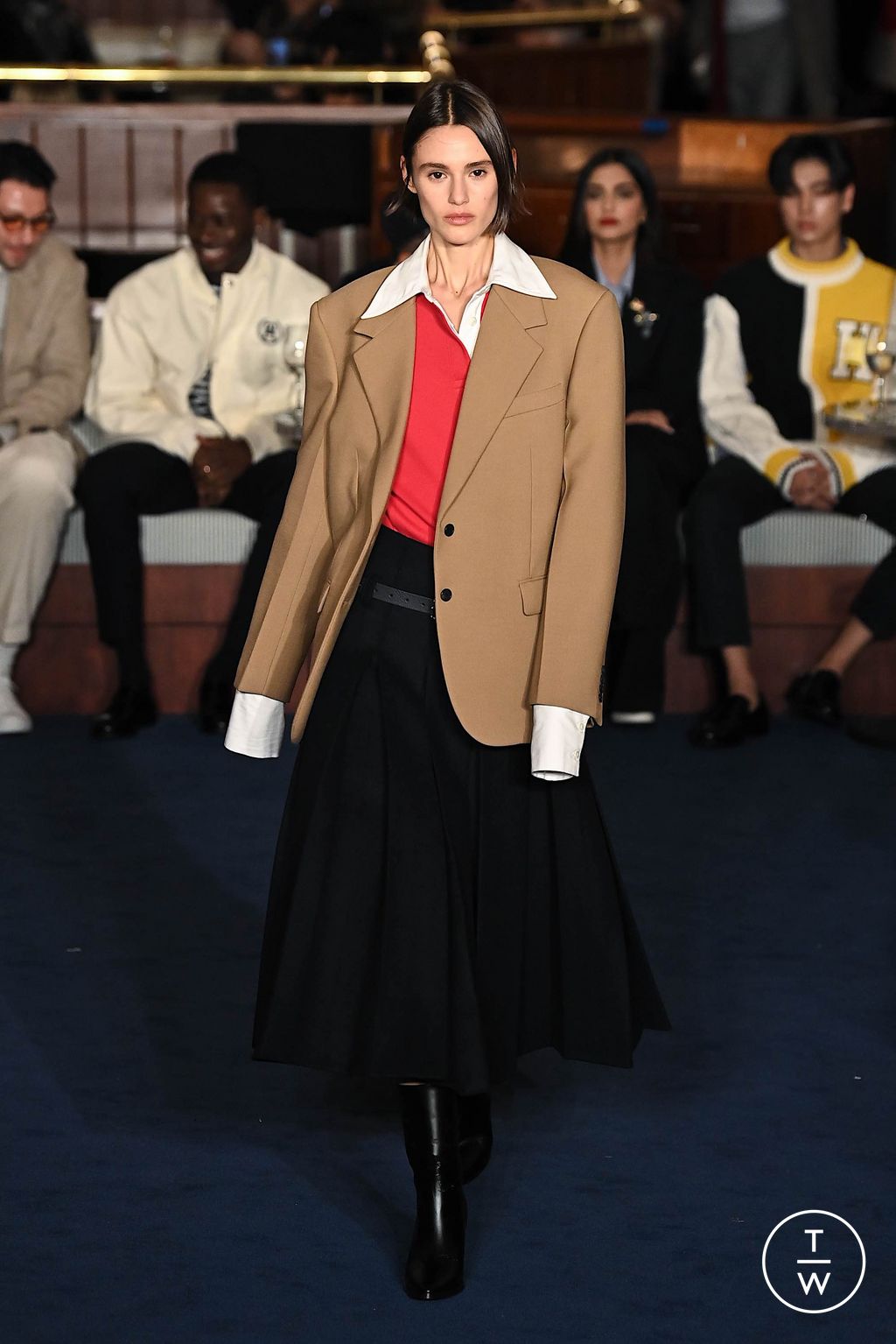 Fashion Week New York Fall/Winter 2024 look 8 de la collection Tommy Hilfiger womenswear