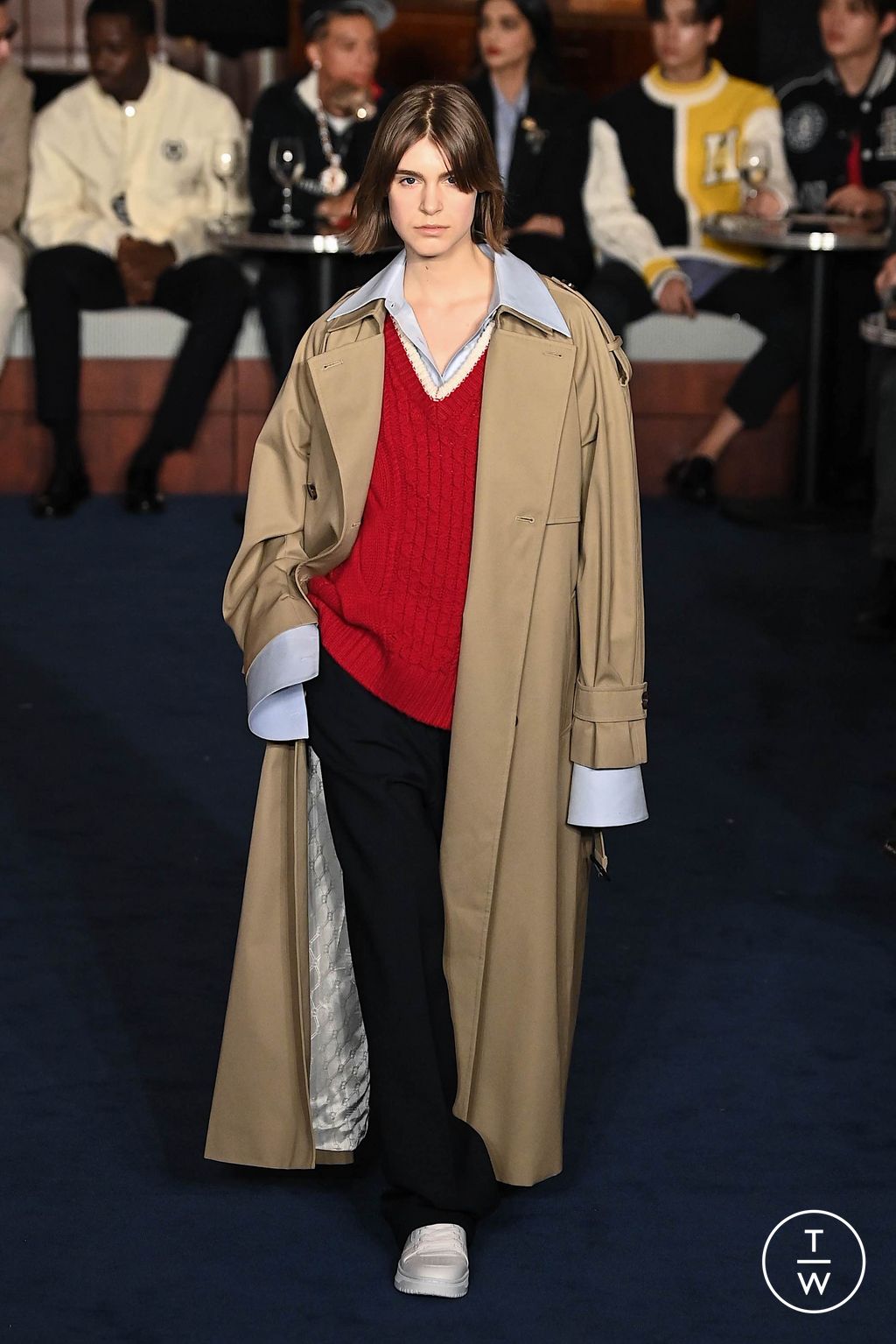 Fashion Week New York Fall/Winter 2024 look 14 de la collection Tommy Hilfiger womenswear