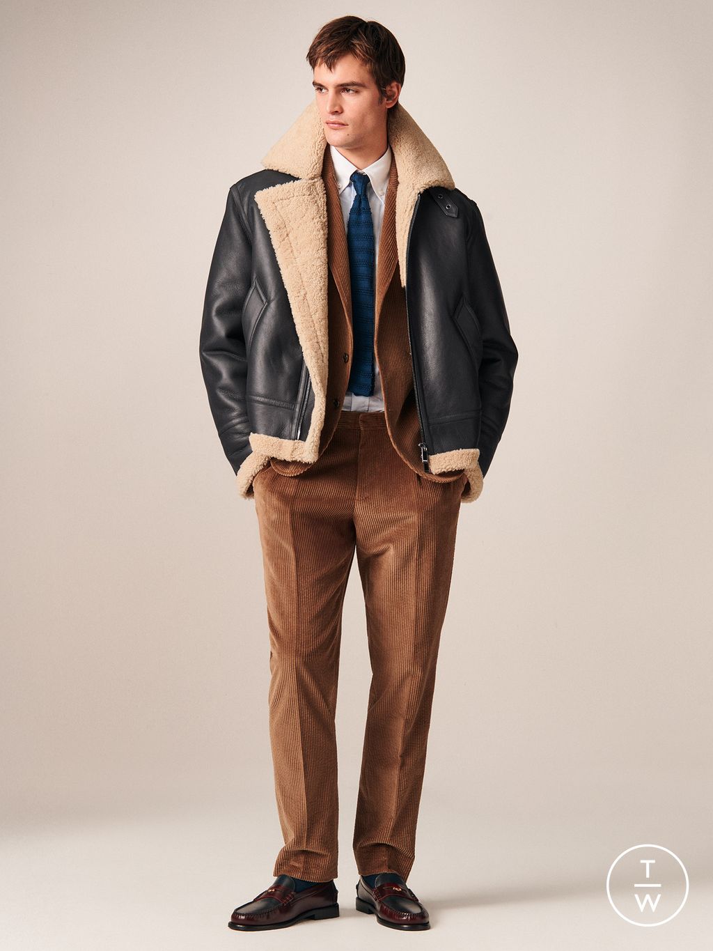 Fashion Week New York Fall/Winter 2026 look 4 de la collection Tommy Hilfiger menswear