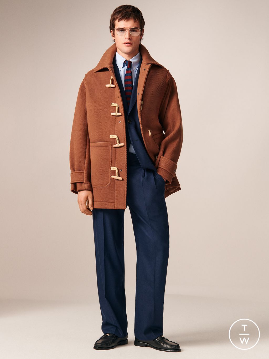 Fashion Week New York Fall/Winter 2026 look 6 de la collection Tommy Hilfiger menswear
