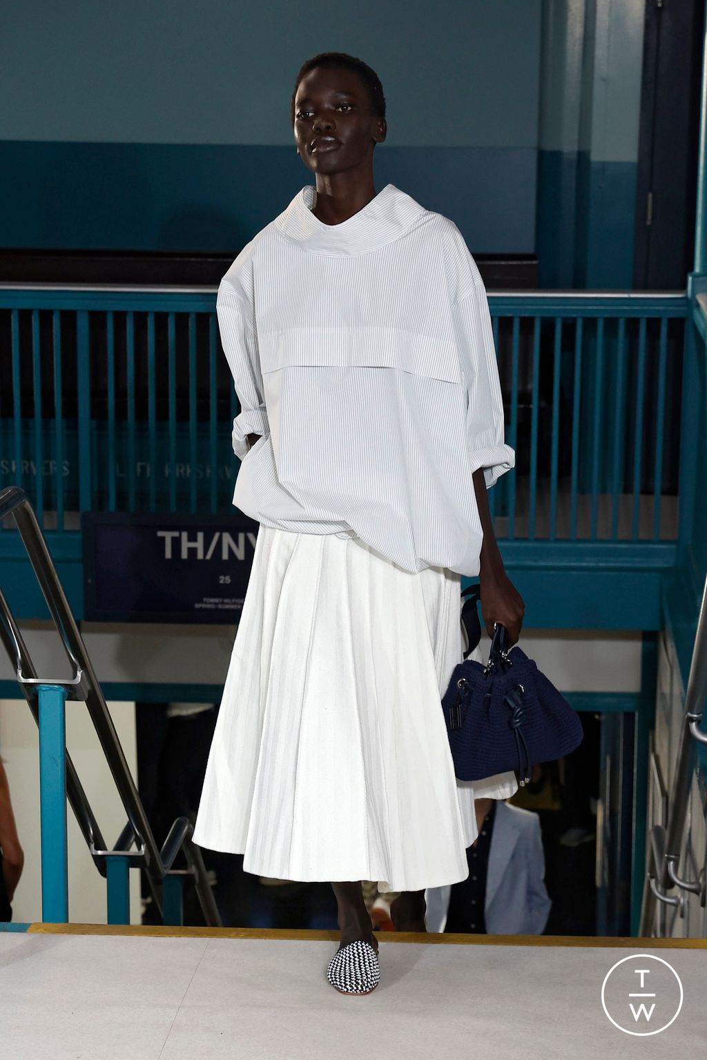 Fashion Week New York Spring/Summer 2025 look 50 from the Tommy Hilfiger collection womenswear