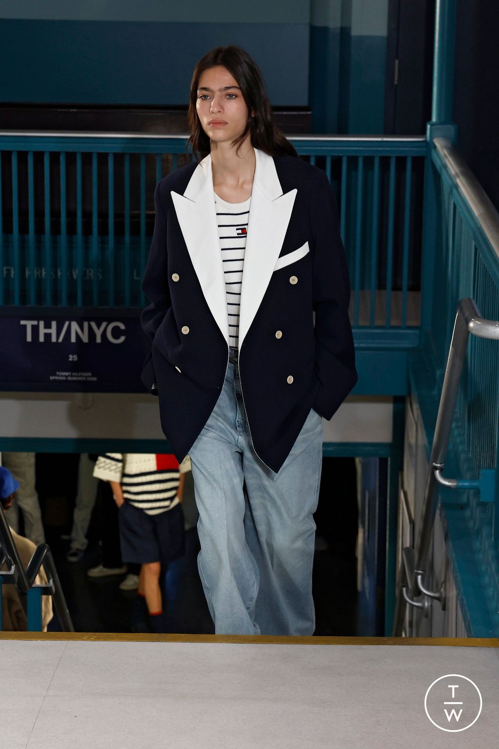 Fashion Week New York Spring/Summer 2025 look 62 from the Tommy Hilfiger collection 女装