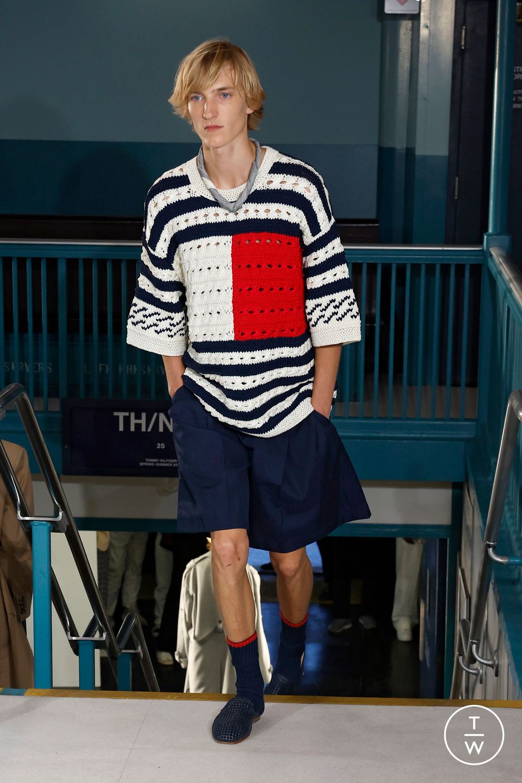 Fashion Week New York Spring/Summer 2025 look 63 from the Tommy Hilfiger collection womenswear