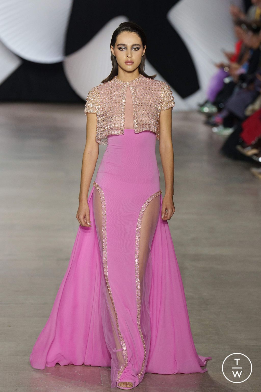 Fashion Week Paris Spring/Summer 2024 look 15 from the Tony Ward collection 高级定制