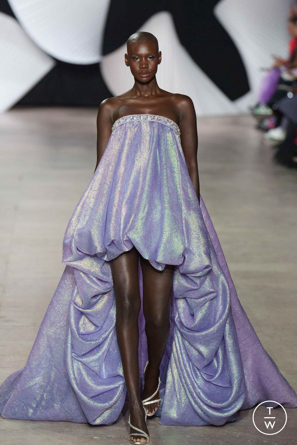 Fashion Week Paris Spring/Summer 2024 look 19 from the Tony Ward collection 高级定制