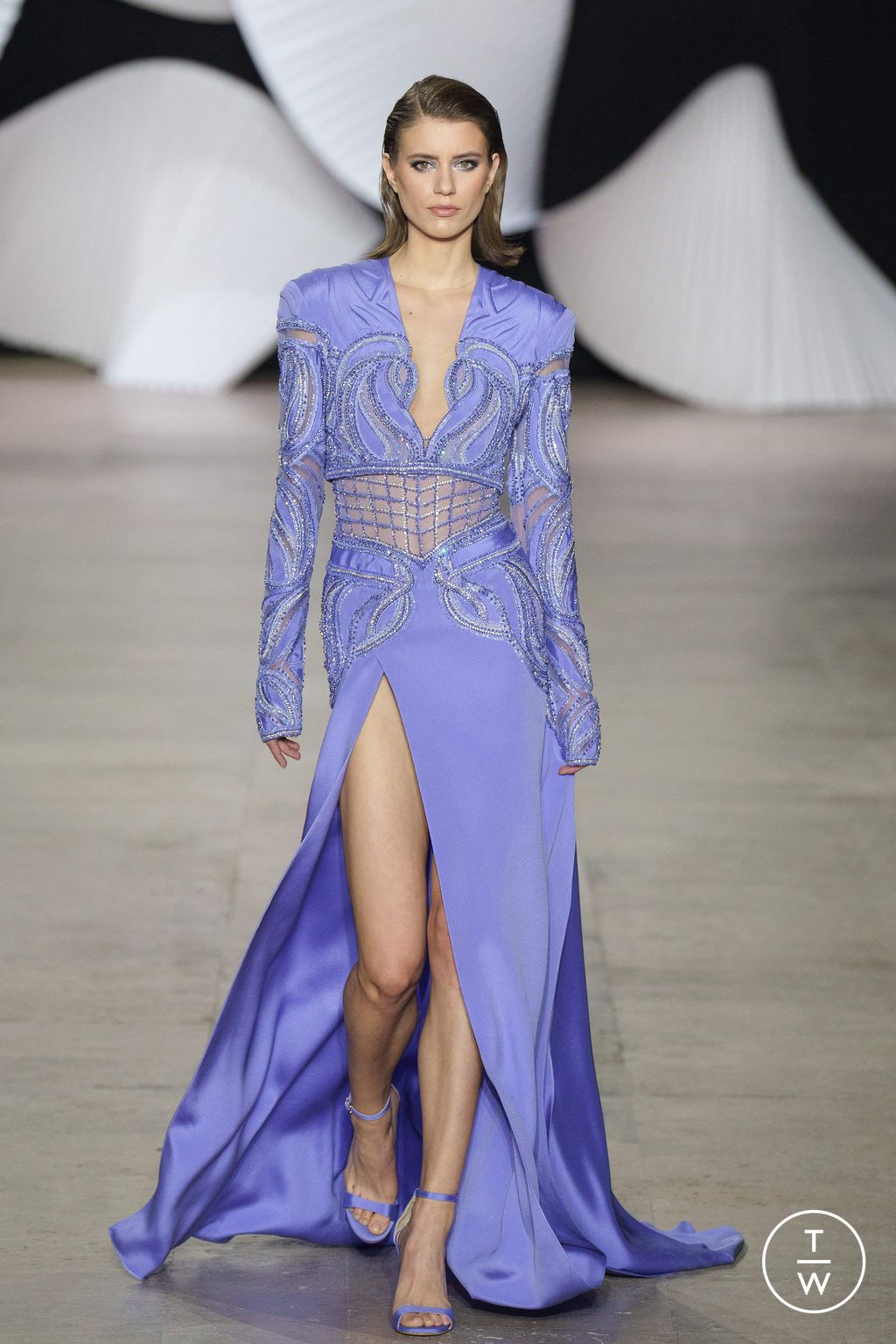 Fashion Week Paris Spring/Summer 2024 look 21 from the Tony Ward collection couture