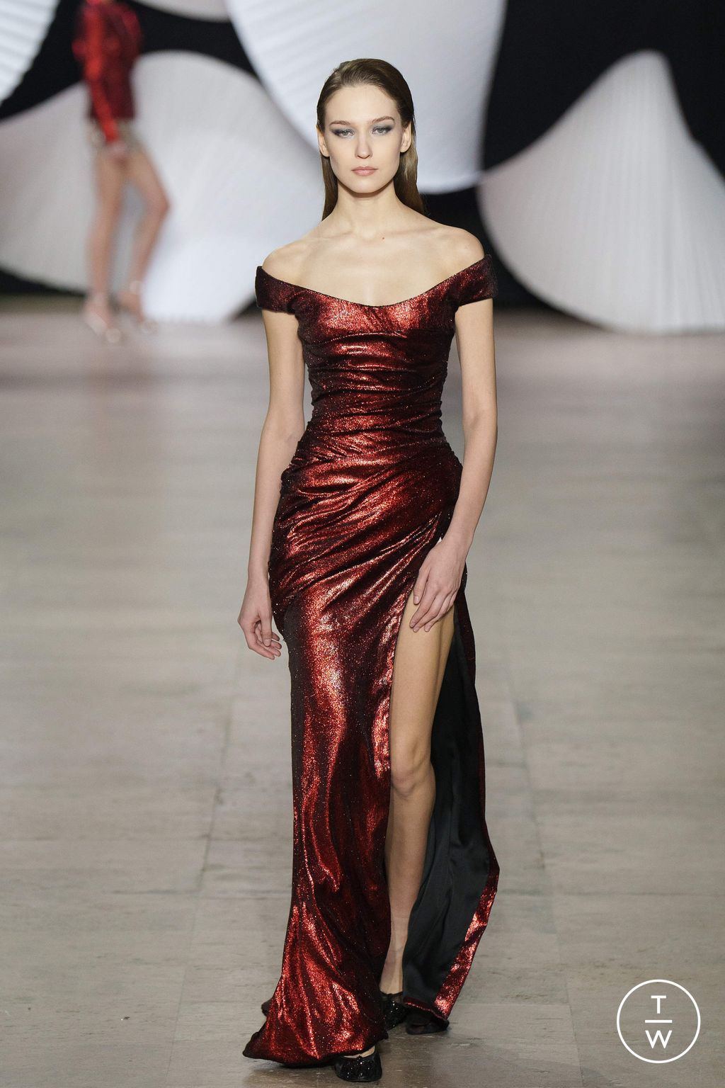 Fashion Week Paris Spring/Summer 2024 look 27 from the Tony Ward collection 高级定制