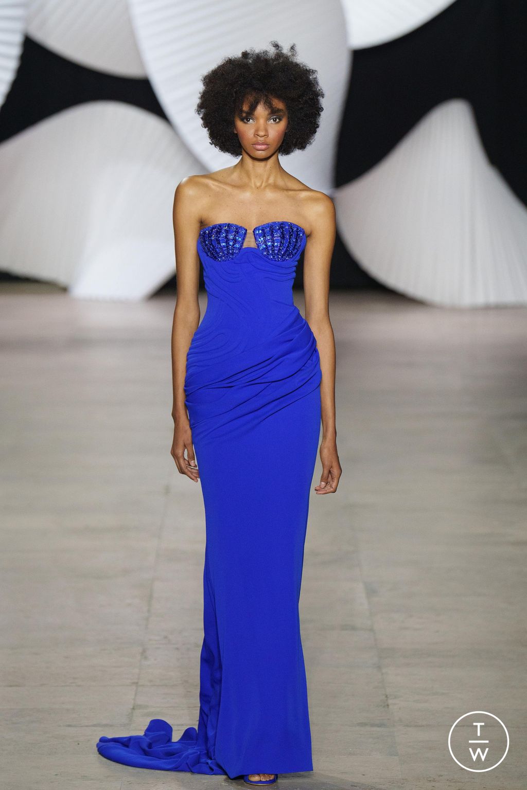 Fashion Week Paris Spring/Summer 2024 look 36 from the Tony Ward collection 高级定制