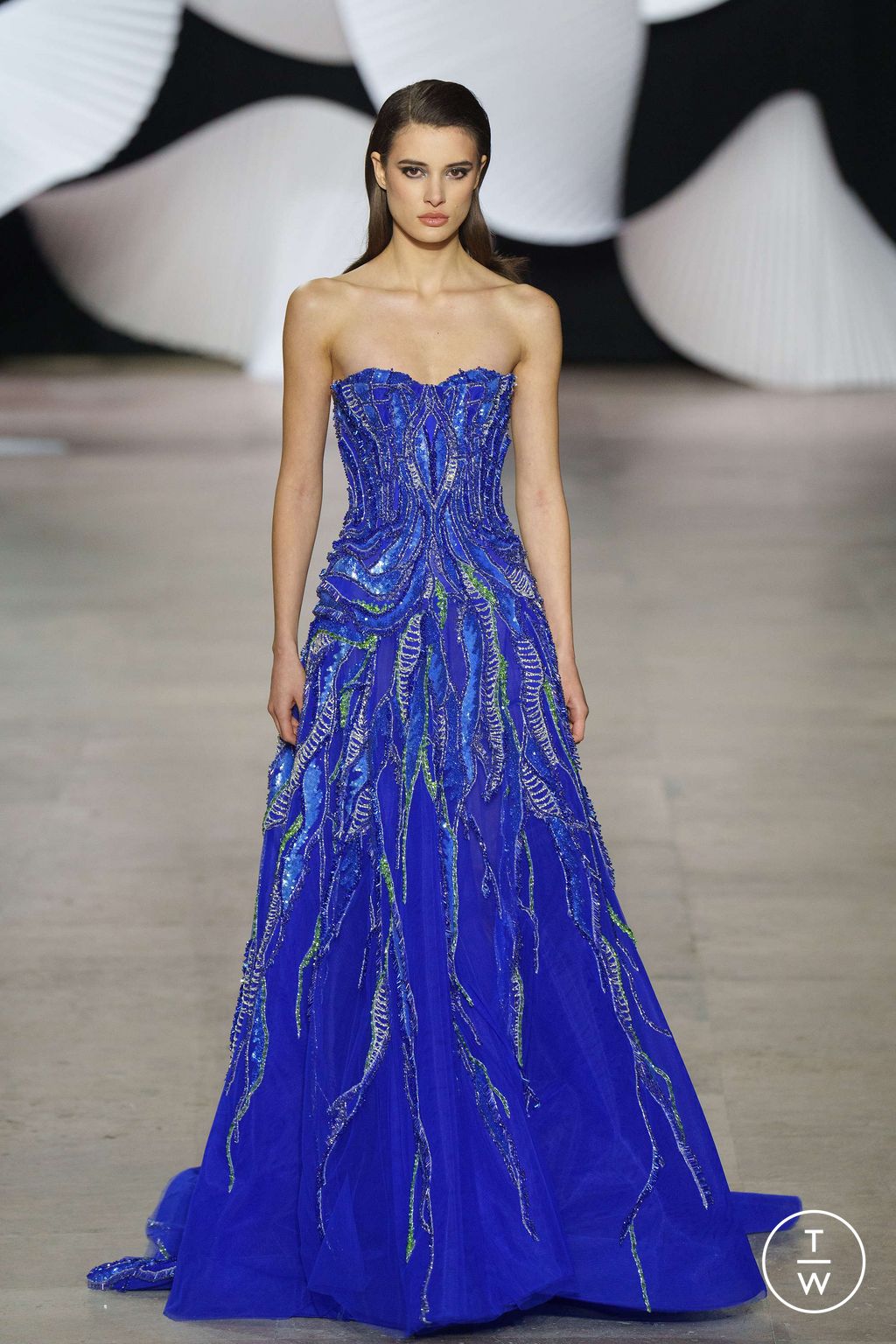 Fashion Week Paris Spring/Summer 2024 look 39 from the Tony Ward collection couture