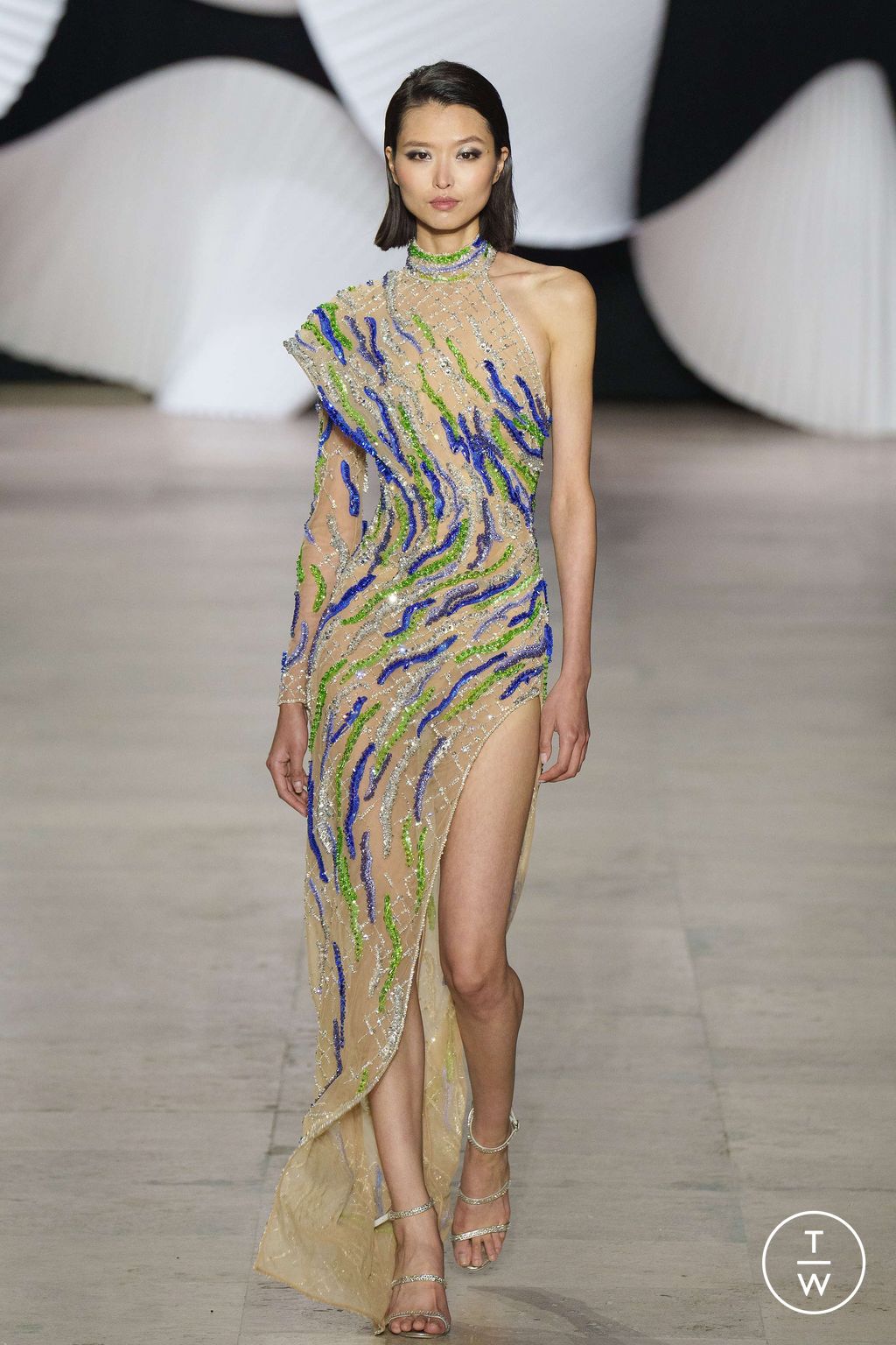 Fashion Week Paris Spring/Summer 2024 look 41 from the Tony Ward collection 高级定制