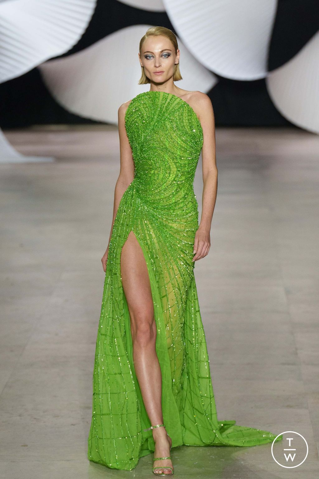 Fashion Week Paris Spring/Summer 2024 look 46 from the Tony Ward collection couture
