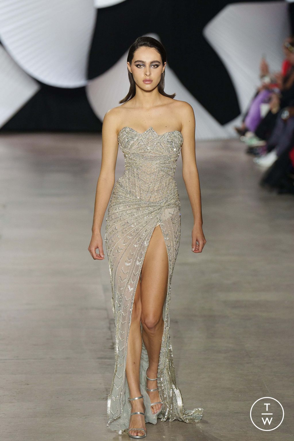 Fashion Week Paris Spring/Summer 2024 look 54 from the Tony Ward collection couture