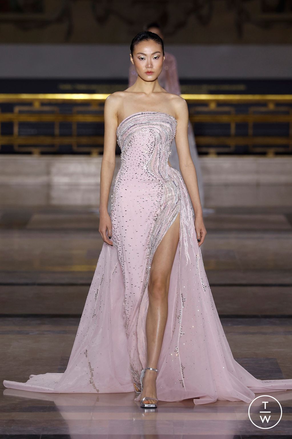 Fashion Week Paris Spring-Summer 2025 look 6 from the Tony Ward collection 高级定制