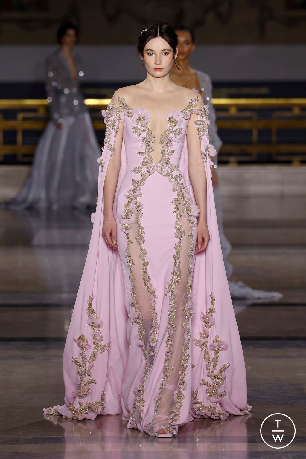 Fashion Week Paris Spring/Summer 2025 look 8 de la collection Tony Ward couture
