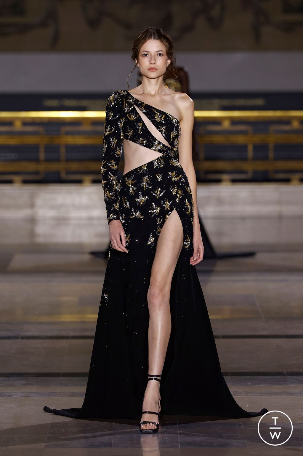Fashion Week Paris Spring/Summer 2025 look 18 from the Tony Ward collection couture