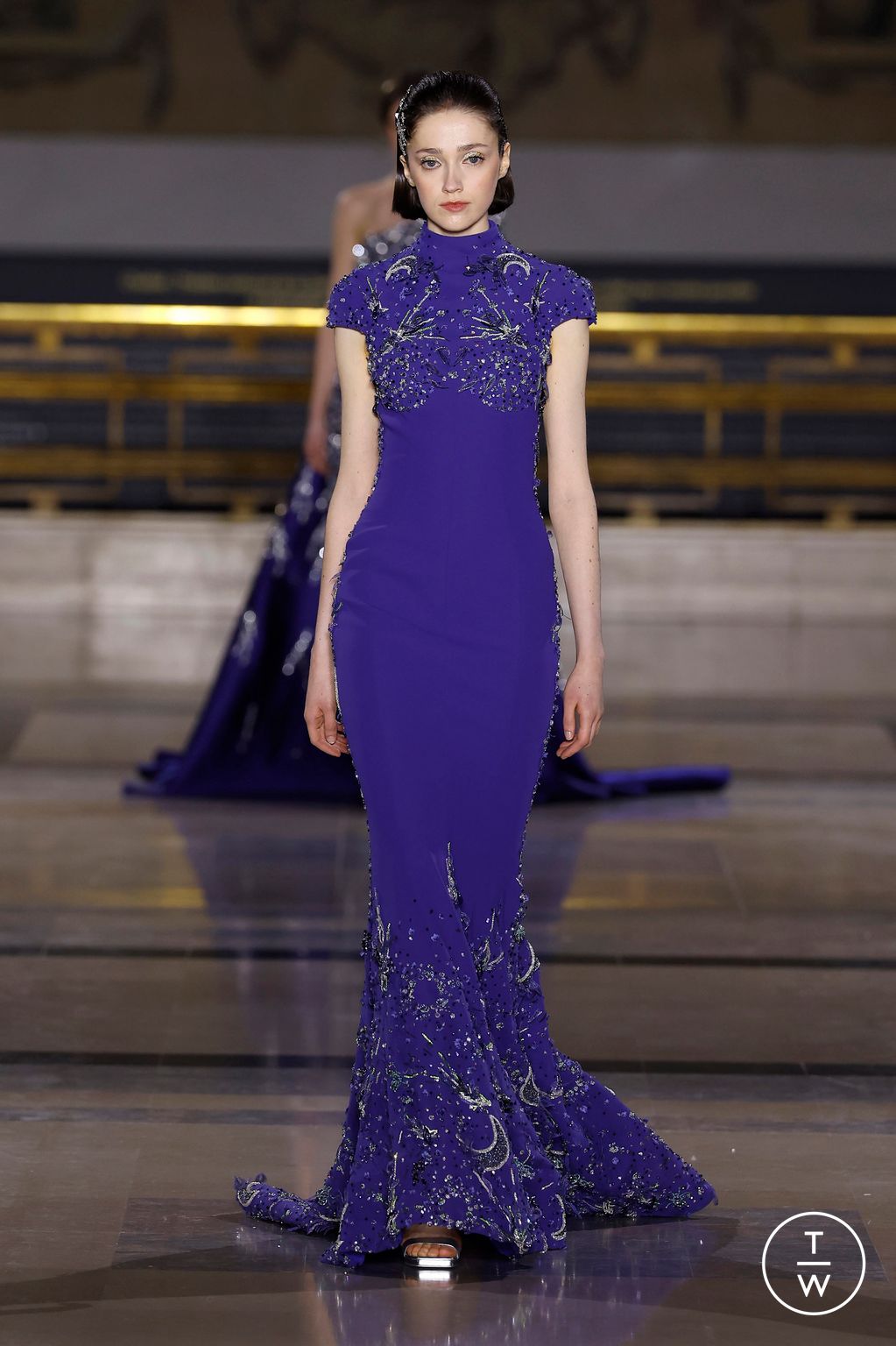 Fashion Week Paris Spring/Summer 2025 look 32 from the Tony Ward collection couture