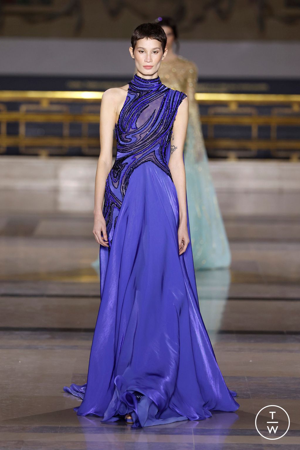 Fashion Week Paris Spring/Summer 2025 look 36 from the Tony Ward collection couture