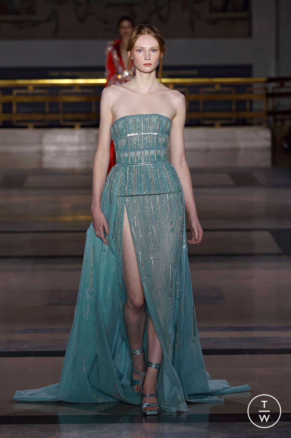Fashion Week Paris Spring/Summer 2025 look 41 from the Tony Ward collection couture