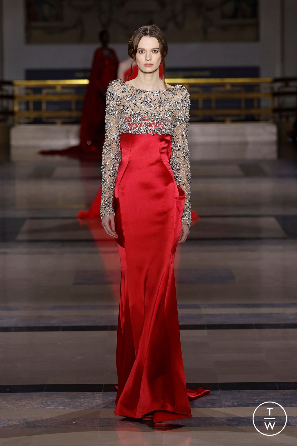 Fashion Week Paris Spring/Summer 2025 look 43 from the Tony Ward collection couture