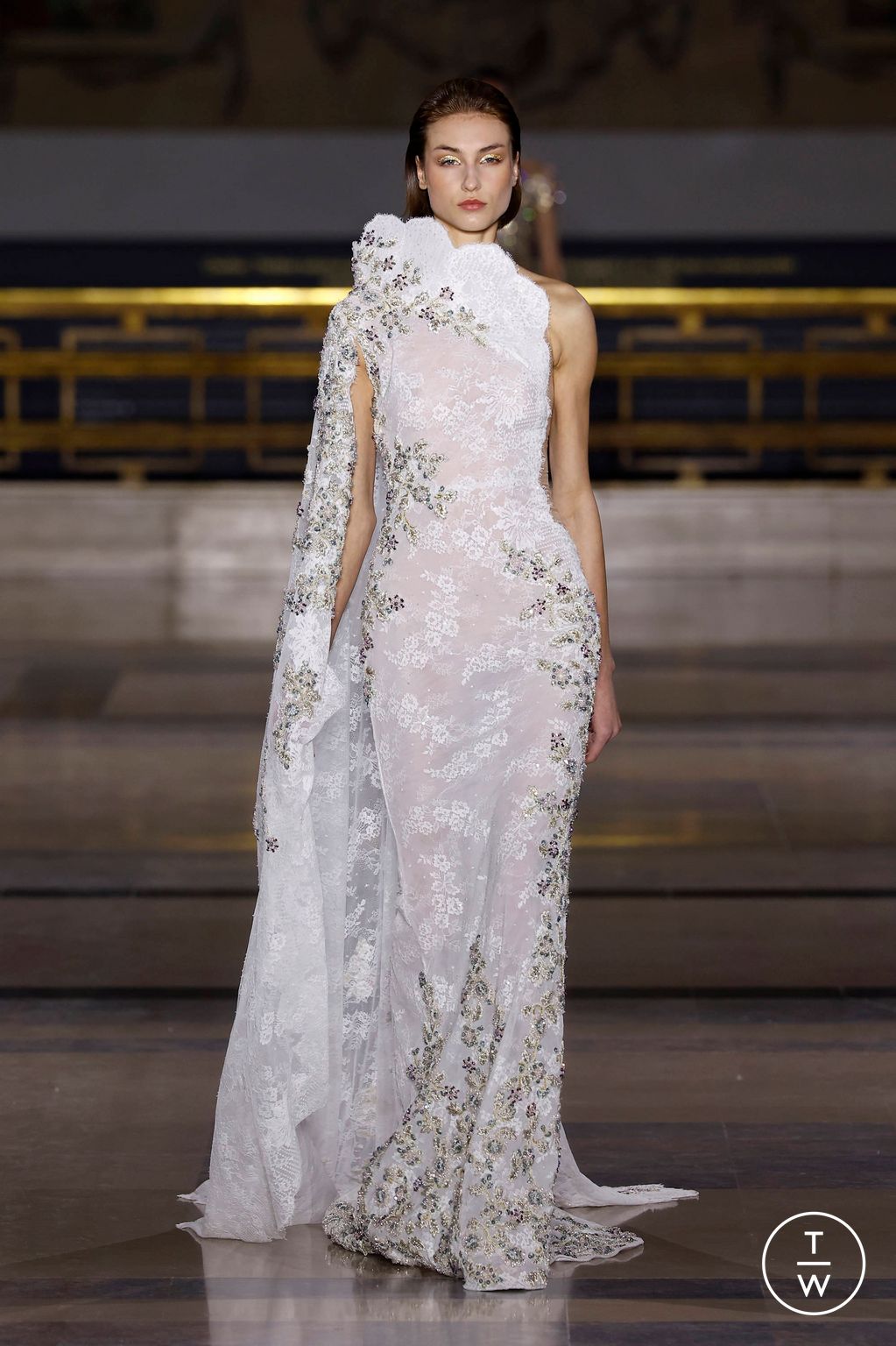 Fashion Week Paris Spring/Summer 2025 look 52 from the Tony Ward collection couture