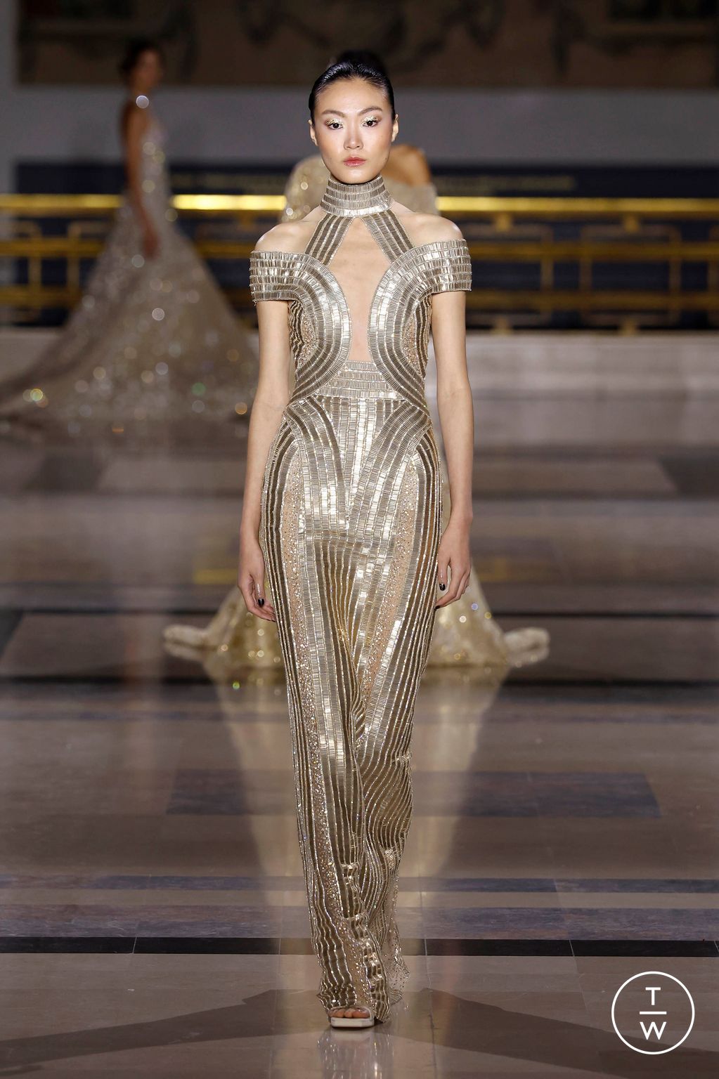 Fashion Week Paris Spring/Summer 2025 look 53 from the Tony Ward collection couture