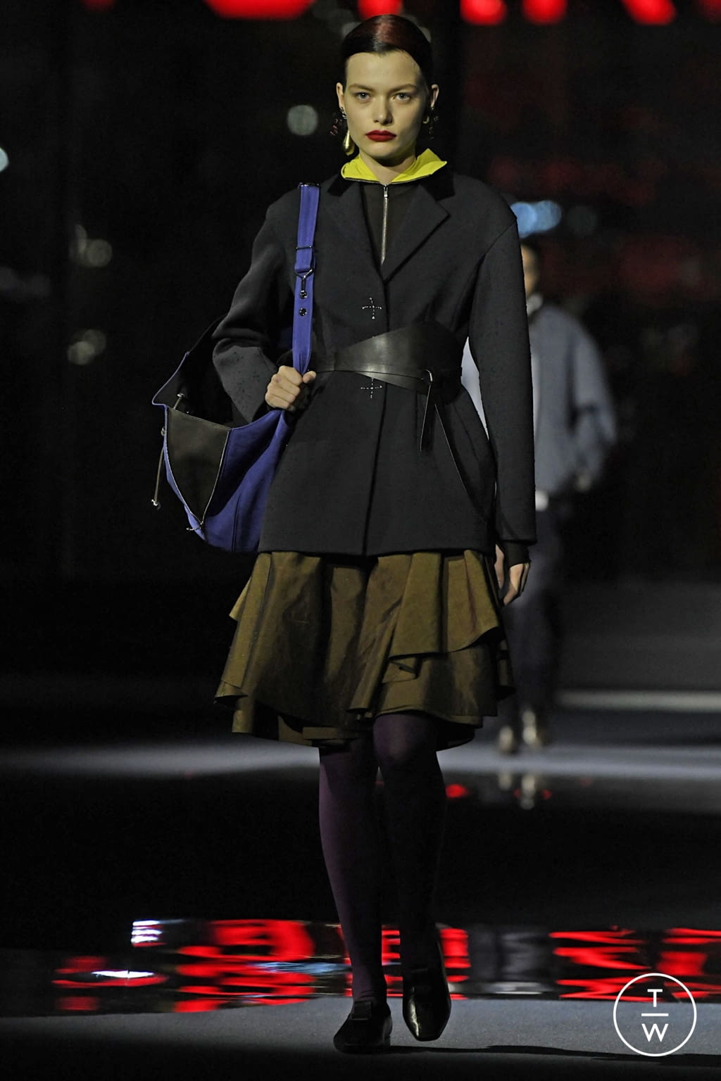 Fashion Week New York Fall/Winter 2022 look 7 from the Tory Burch collection 女装