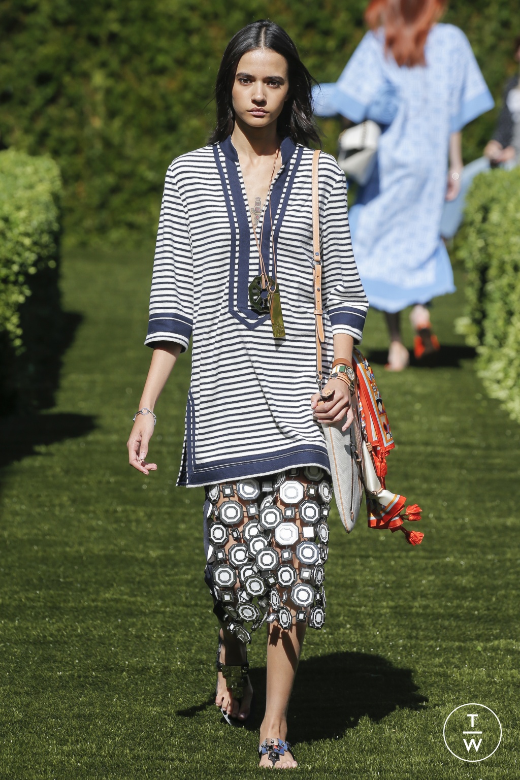 Fashion Week New York Spring/Summer 2018 look 32 from the Tory Burch collection womenswear