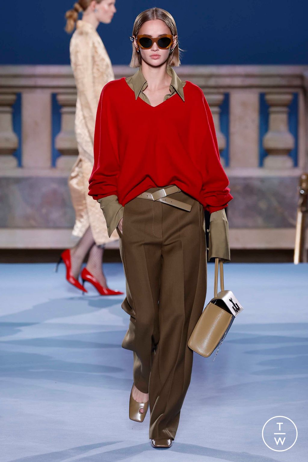 Fashion Week New York Fall/Winter 2023 look 8 de la collection Tory Burch womenswear