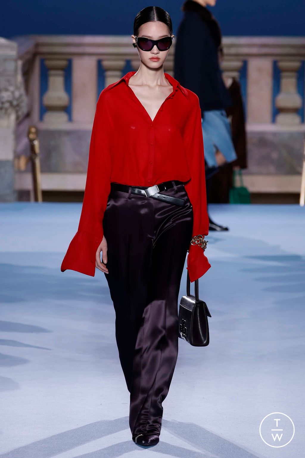 Fashion Week New York Fall/Winter 2023 look 12 from the Tory Burch collection womenswear