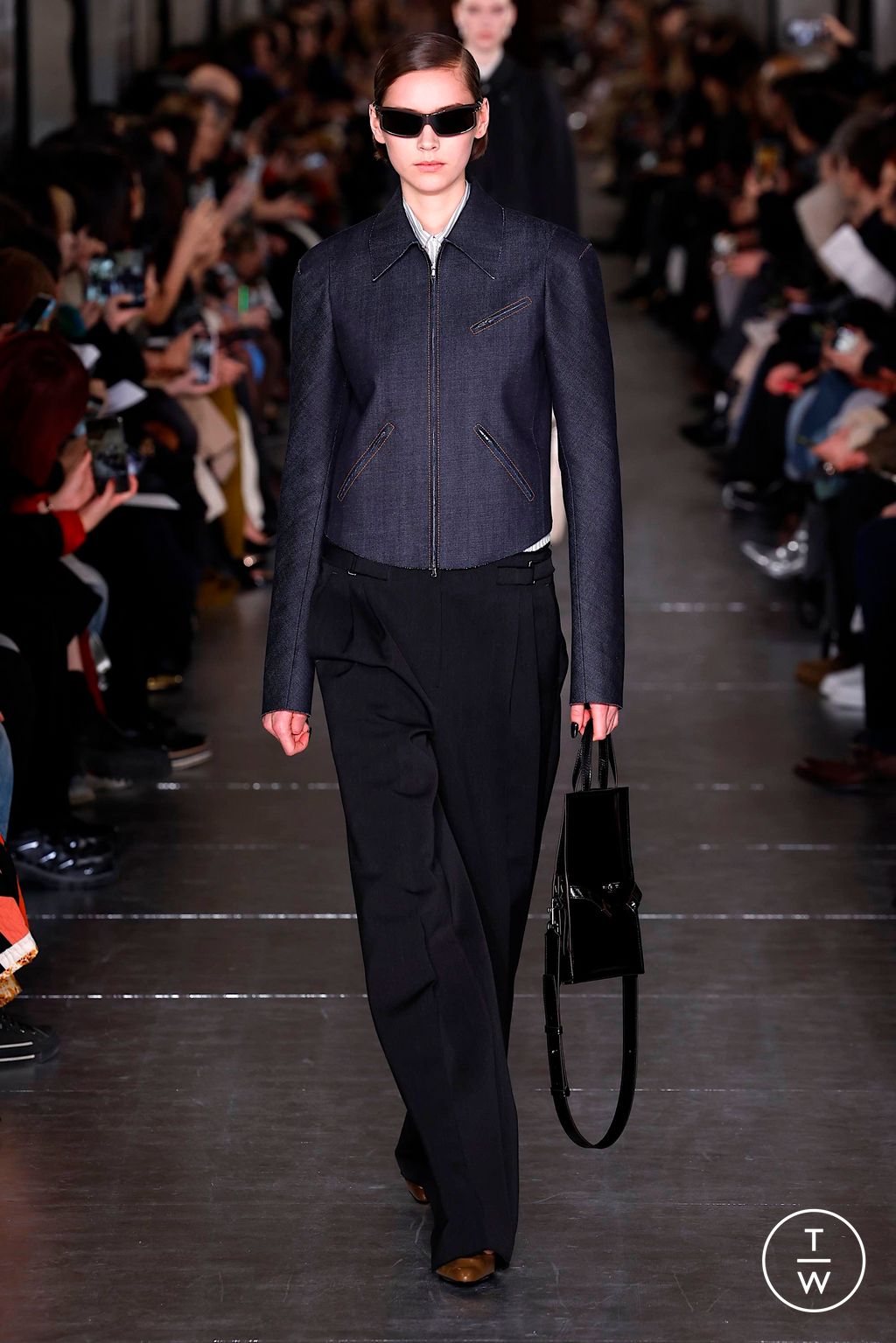 Fashion Week New York Fall/Winter 2024 look 12 from the Tory Burch collection 女装