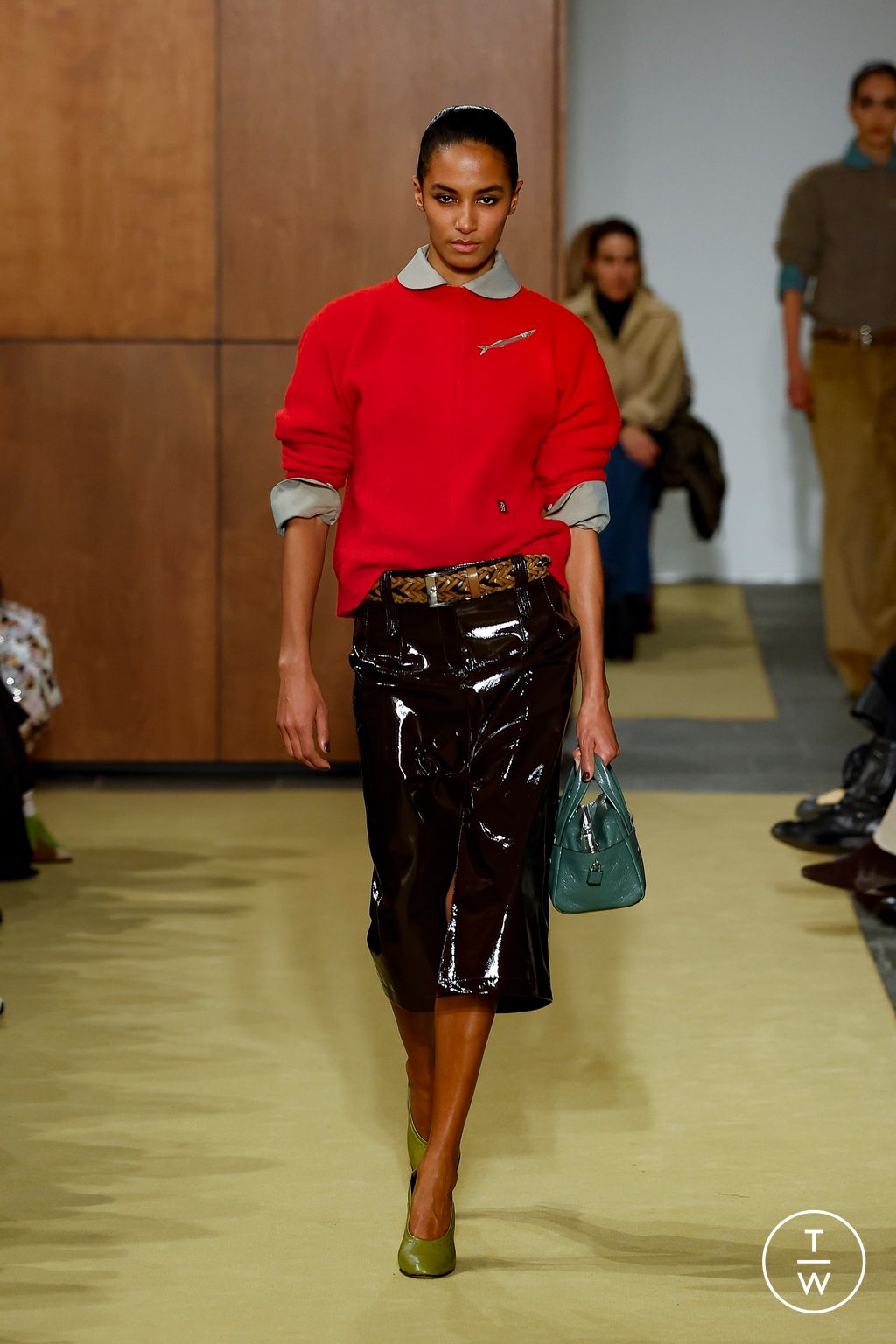 Fashion Week New York Fall/Winter 2026 look 1 from the Tory Burch collection womenswear