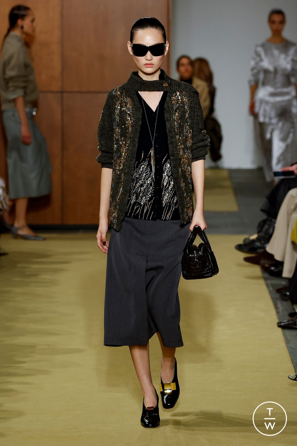Fashion Week New York Fall/Winter 2026 look 13 from the Tory Burch collection womenswear