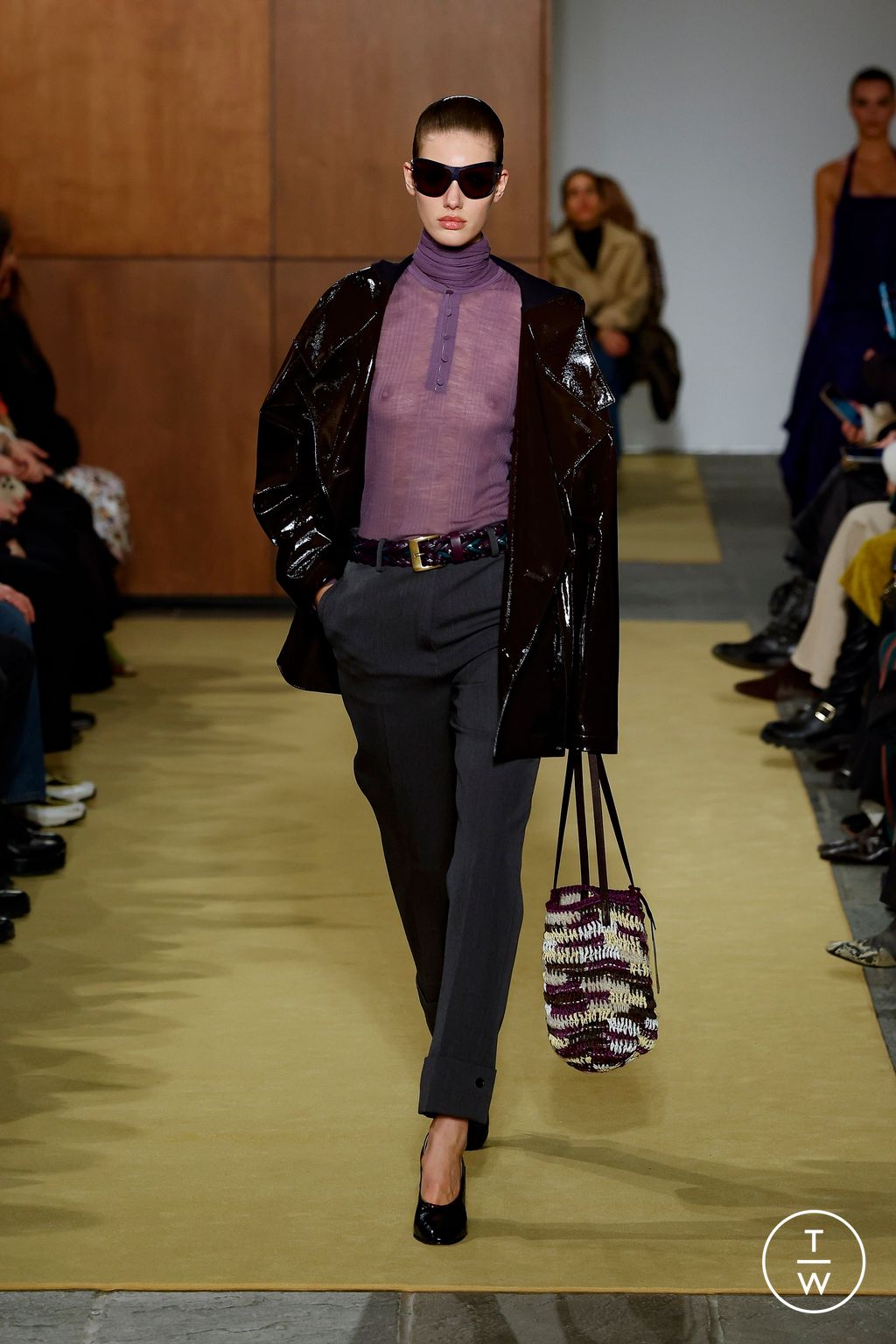 Fashion Week New York Fall/Winter 2026 look 30 from the Tory Burch collection womenswear