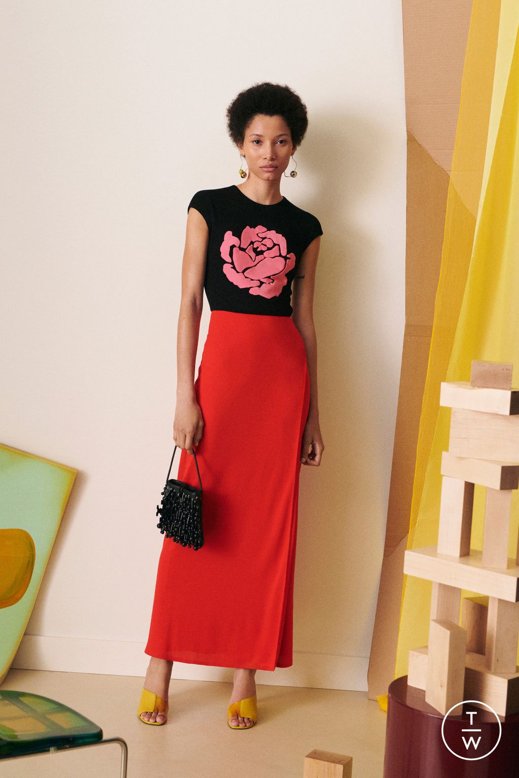 Fashion Week New York Resort 2023 look 13 from the Tory Burch collection womenswear