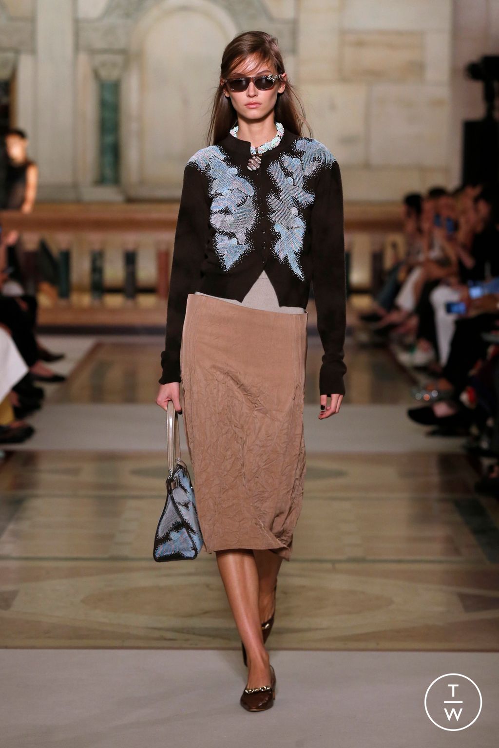 Fashion Week New York Spring/Summer 2026 look 36 from the Tory Burch collection womenswear