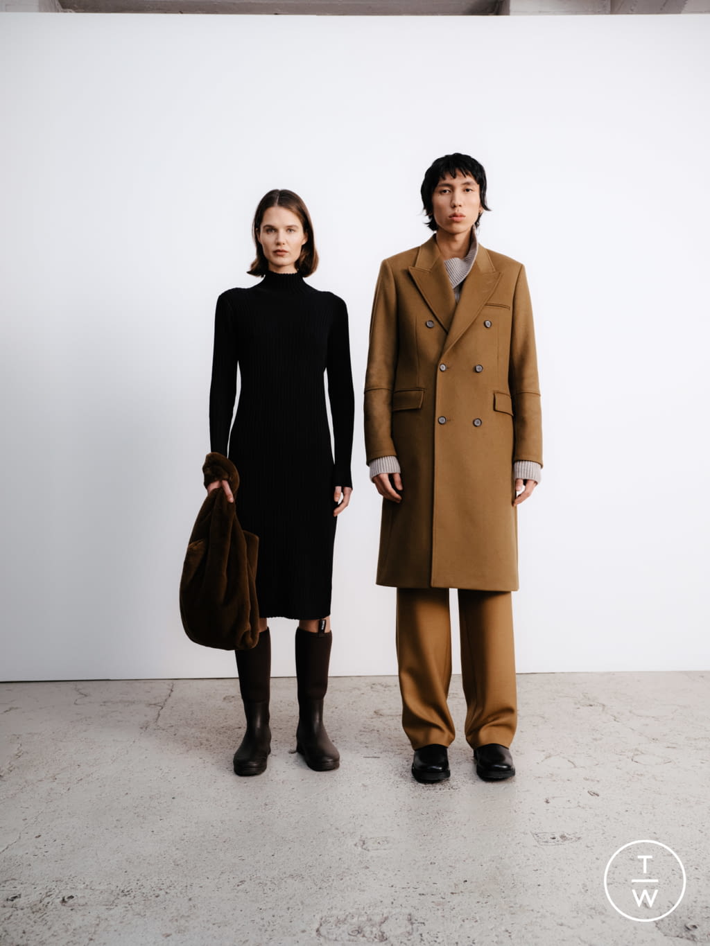 Fashion Week London Fall/Winter 2021 look 1 from the Tiger of Sweden collection womenswear