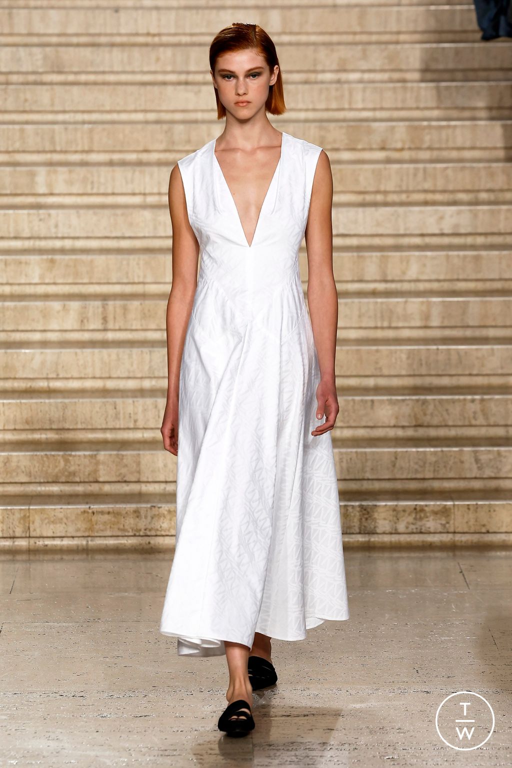 Fashion Week London Spring/Summer 2025 look 13 from the Tove collection womenswear