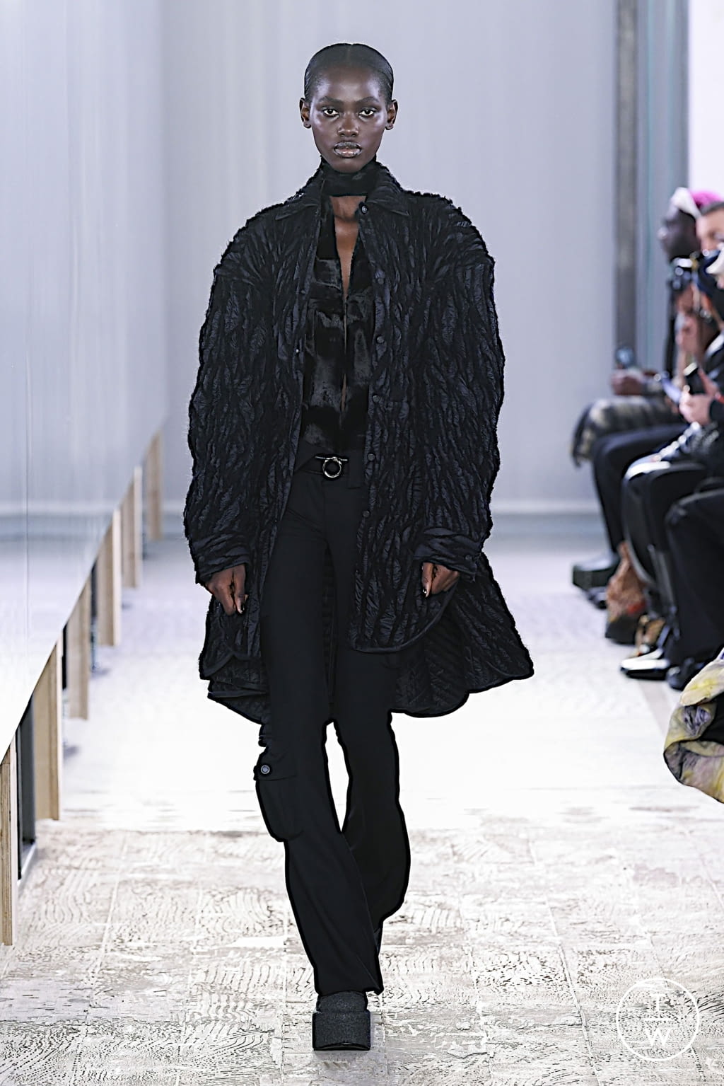 Fashion Week Milan Fall/Winter 2022 look 3 from the Trussardi collection womenswear