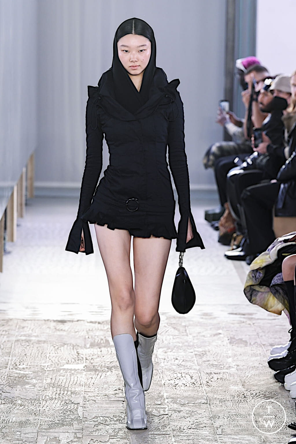 Fashion Week Milan Fall/Winter 2022 look 8 from the Trussardi collection womenswear