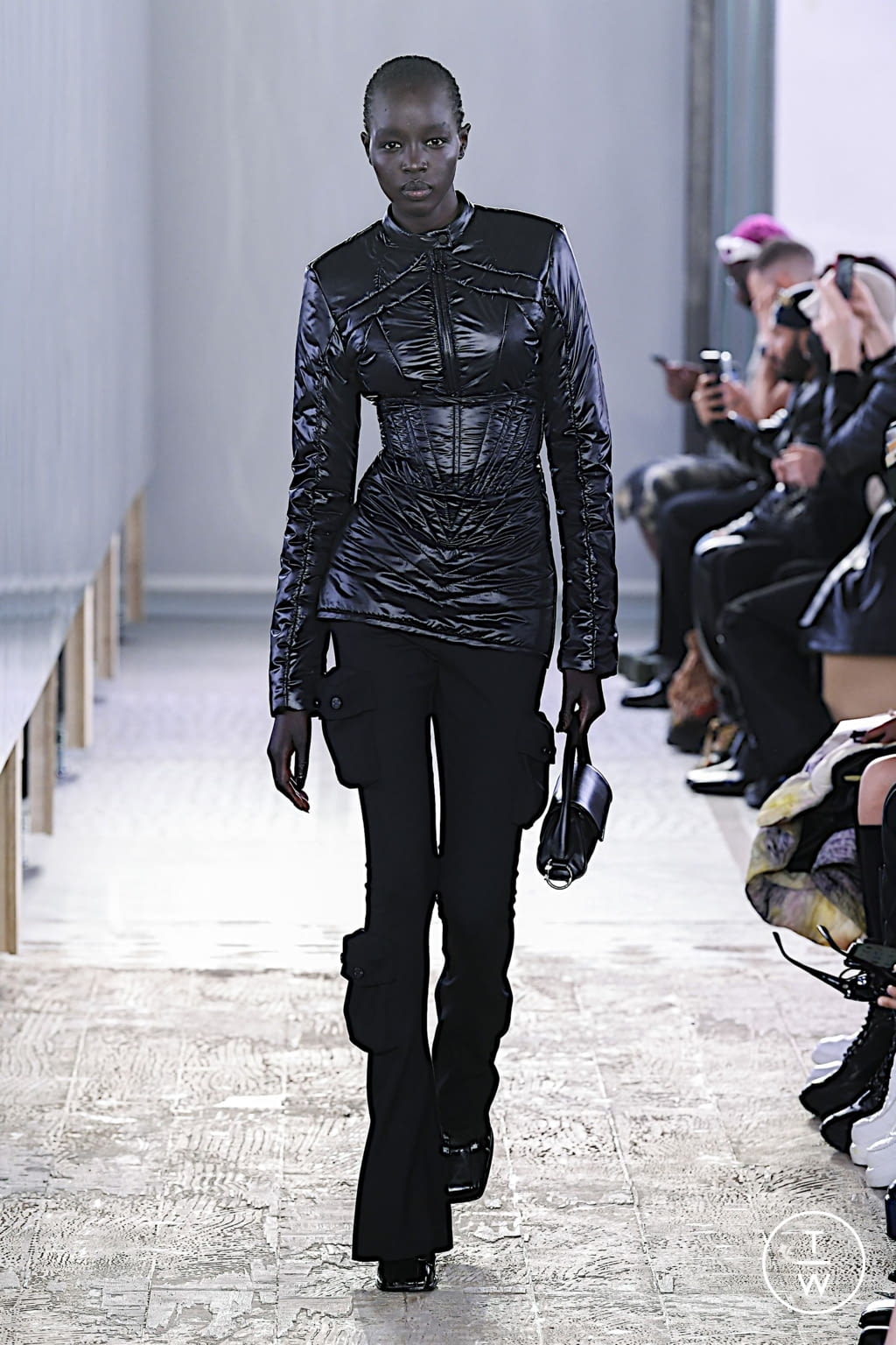 Fashion Week Milan Fall/Winter 2022 look 17 from the Trussardi collection womenswear
