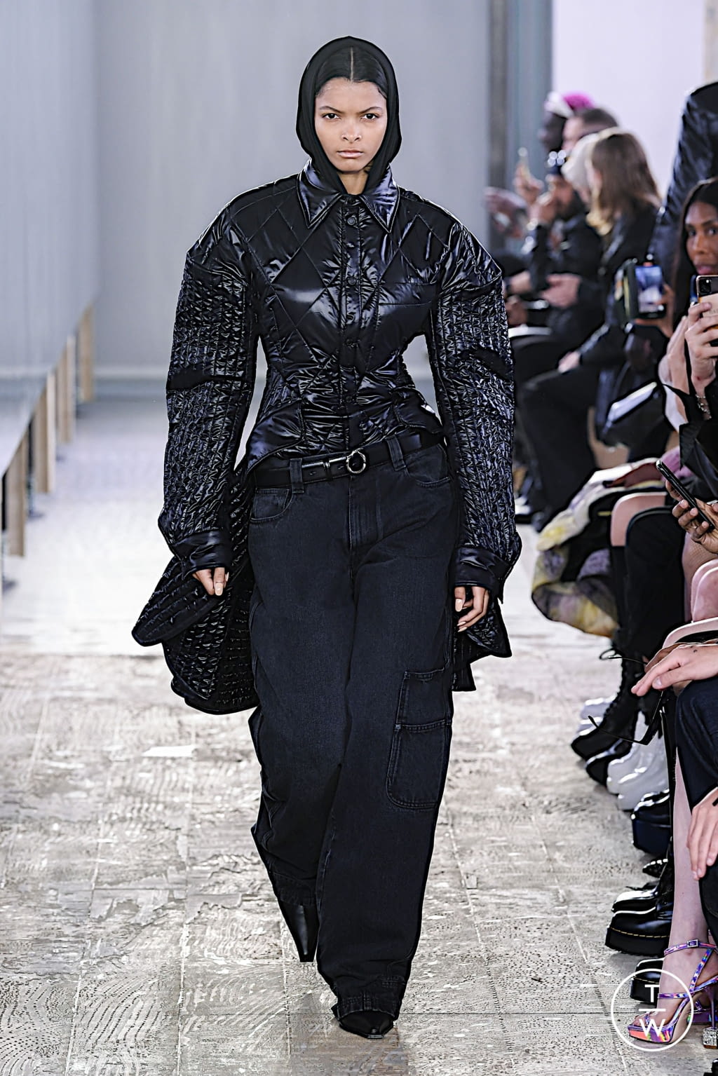 Fashion Week Milan Fall/Winter 2022 look 19 from the Trussardi collection womenswear