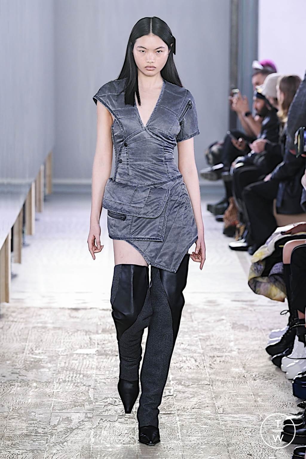 Fashion Week Milan Fall/Winter 2022 look 20 from the Trussardi collection womenswear