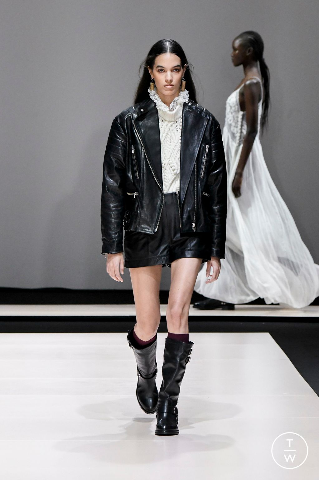 Fashion Week Milan Fall/Winter 2024 look 12 from the TWINSET collection womenswear
