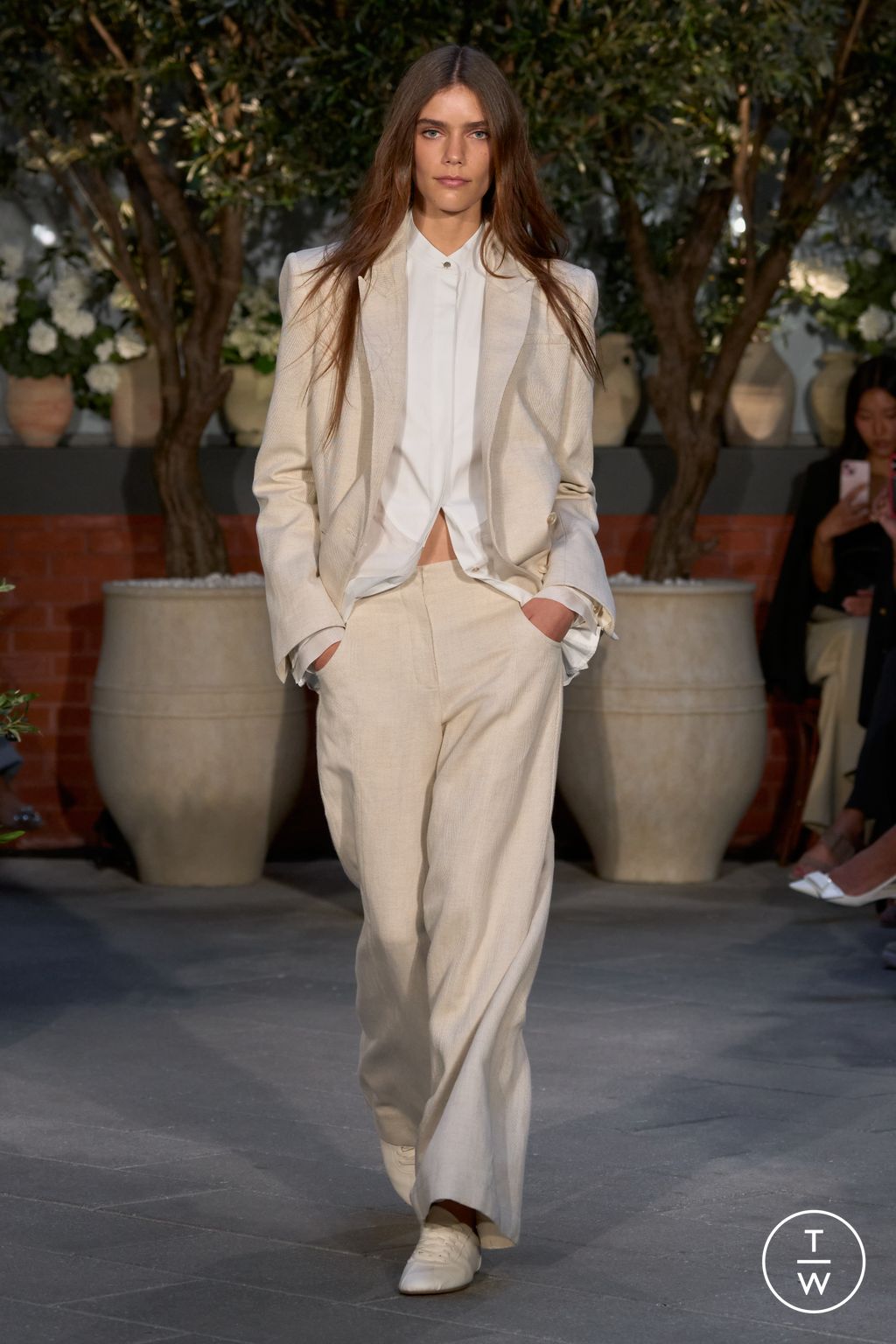 Fashion Week New York Spring/Summer 2025 look 1 from the TWP collection womenswear