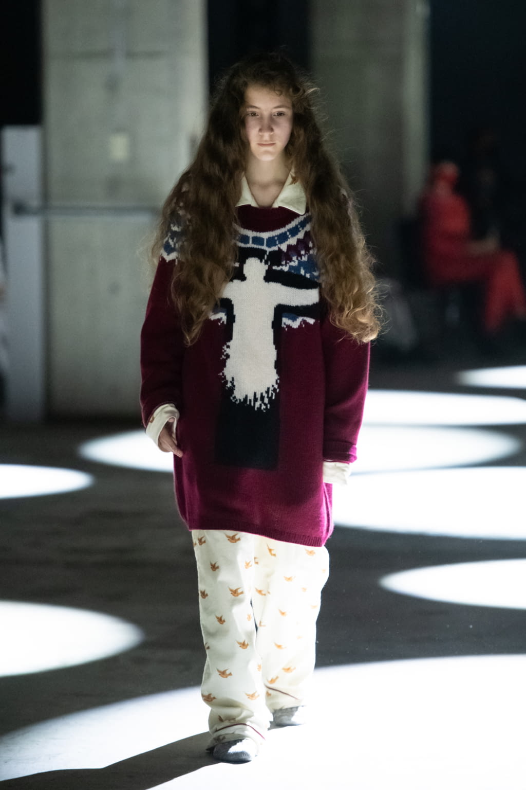 Fashion Week Paris Fall/Winter 2021 look 8 from the Undercover collection 女装