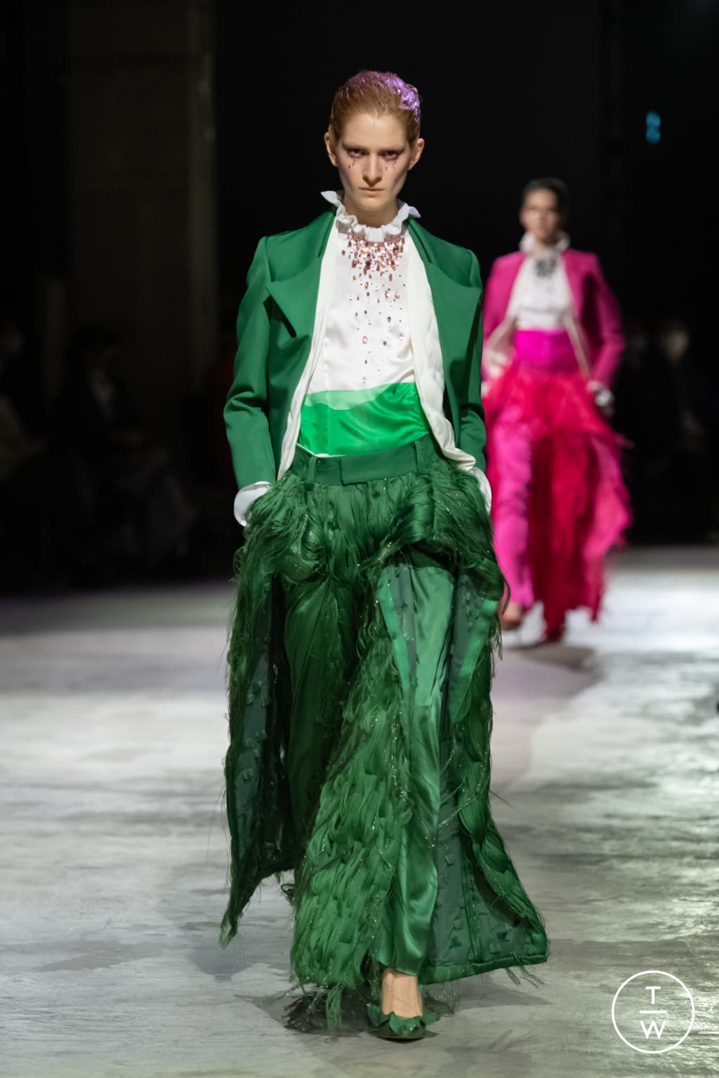 Fashion Week Paris Fall/Winter 2021 look 56 de la collection Undercover womenswear
